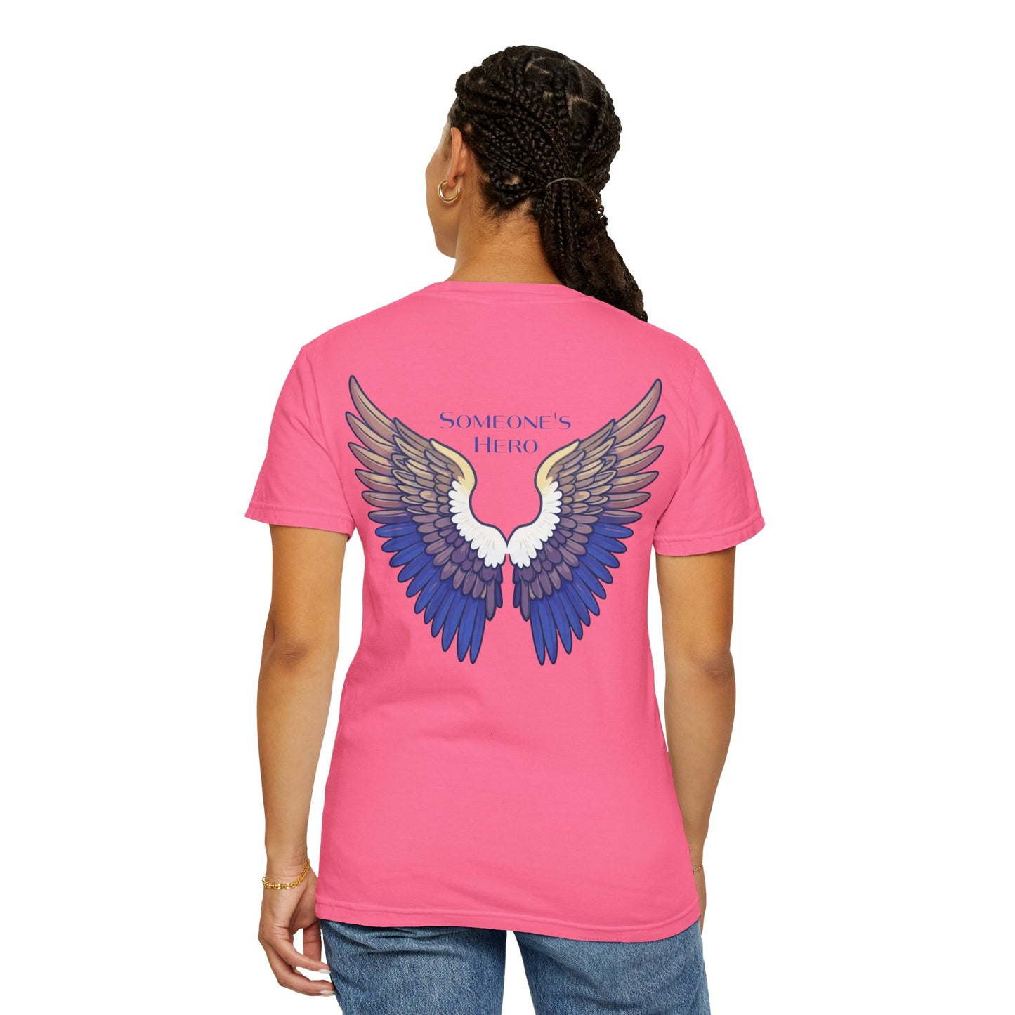 Someone’s Hero Organ Donation T-Shirt, Angel Wings Design