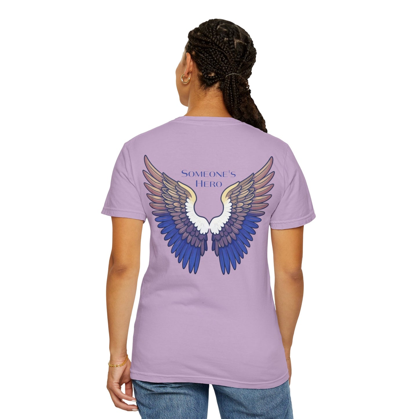 Someone’s Hero Organ Donation T-Shirt, Angel Wings Design