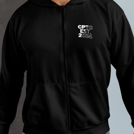 CPTC Est 2024, Fleece Hoodie Sweatshirt