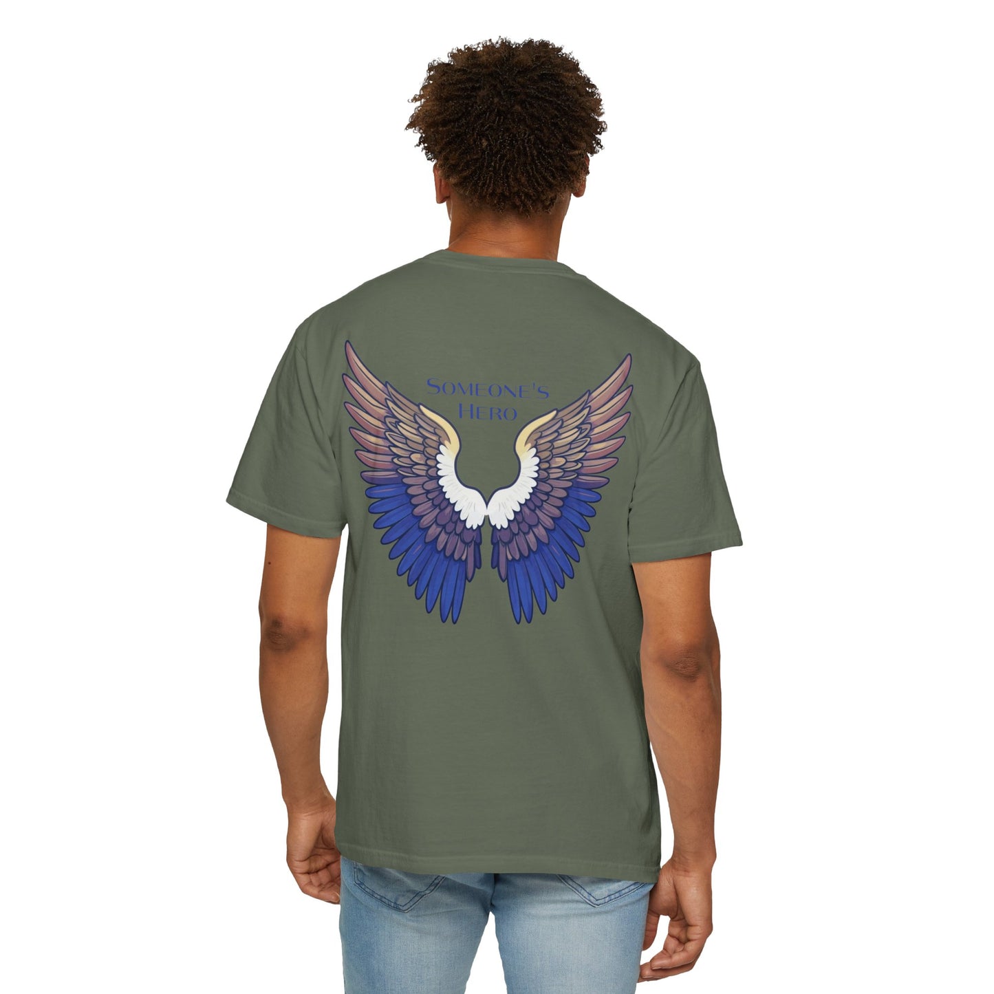 Someone’s Hero Organ Donation T-Shirt, Angel Wings Design