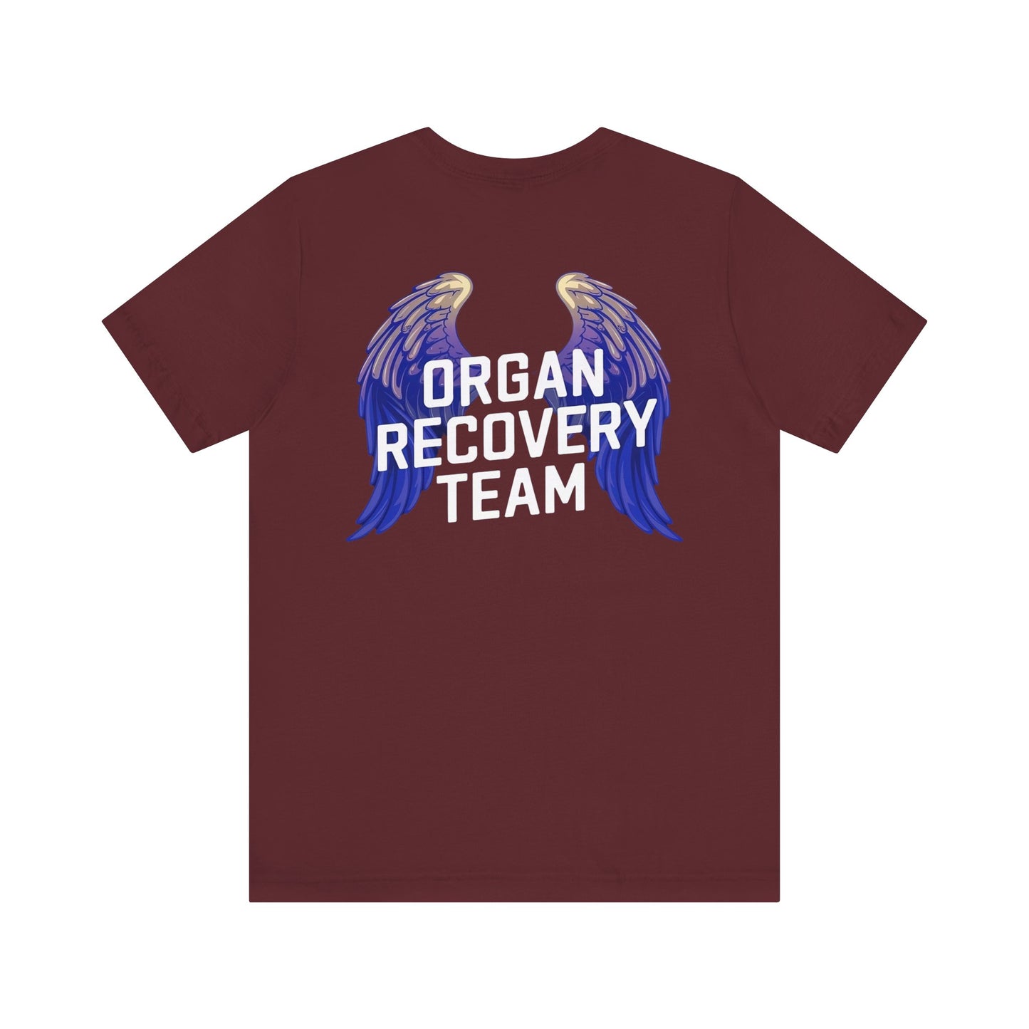 Organ Recovery Team T Shirt, Angel Wings