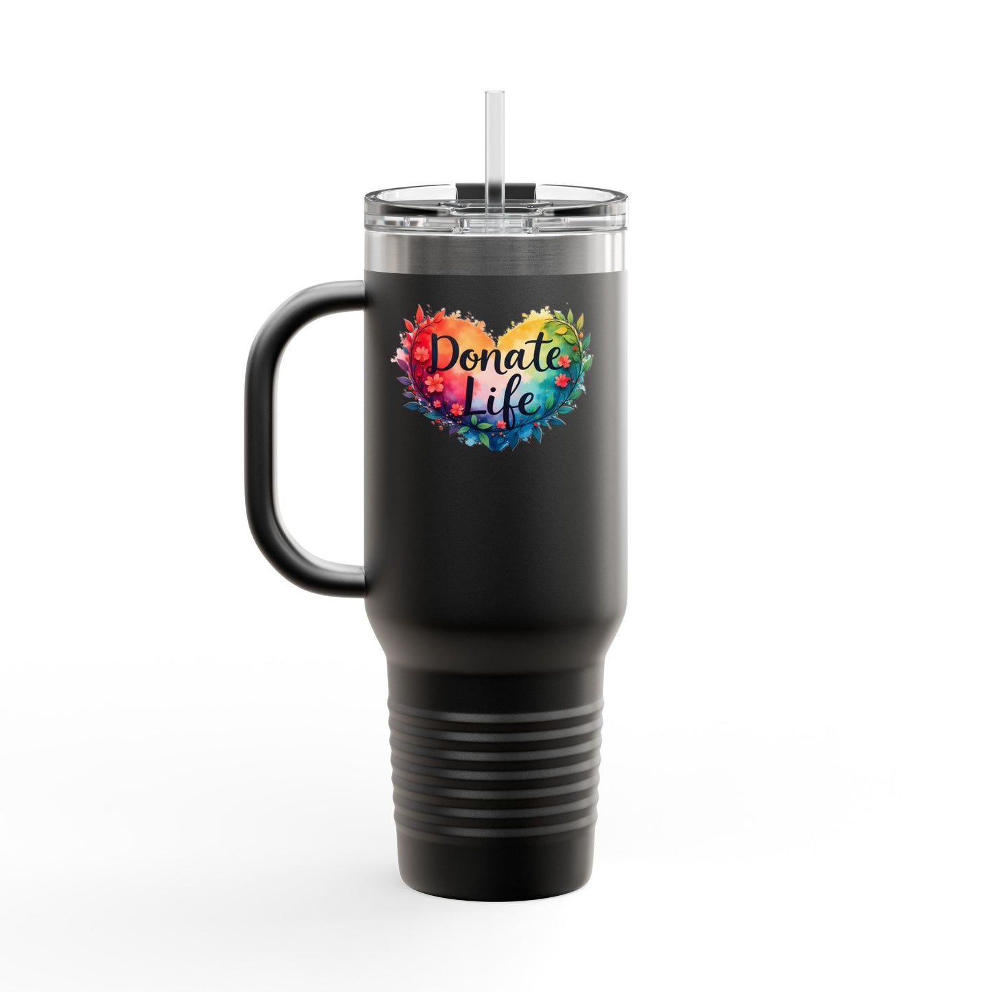 Donate Life, Heart with Branches, Insulated Travel Mug, 40oz