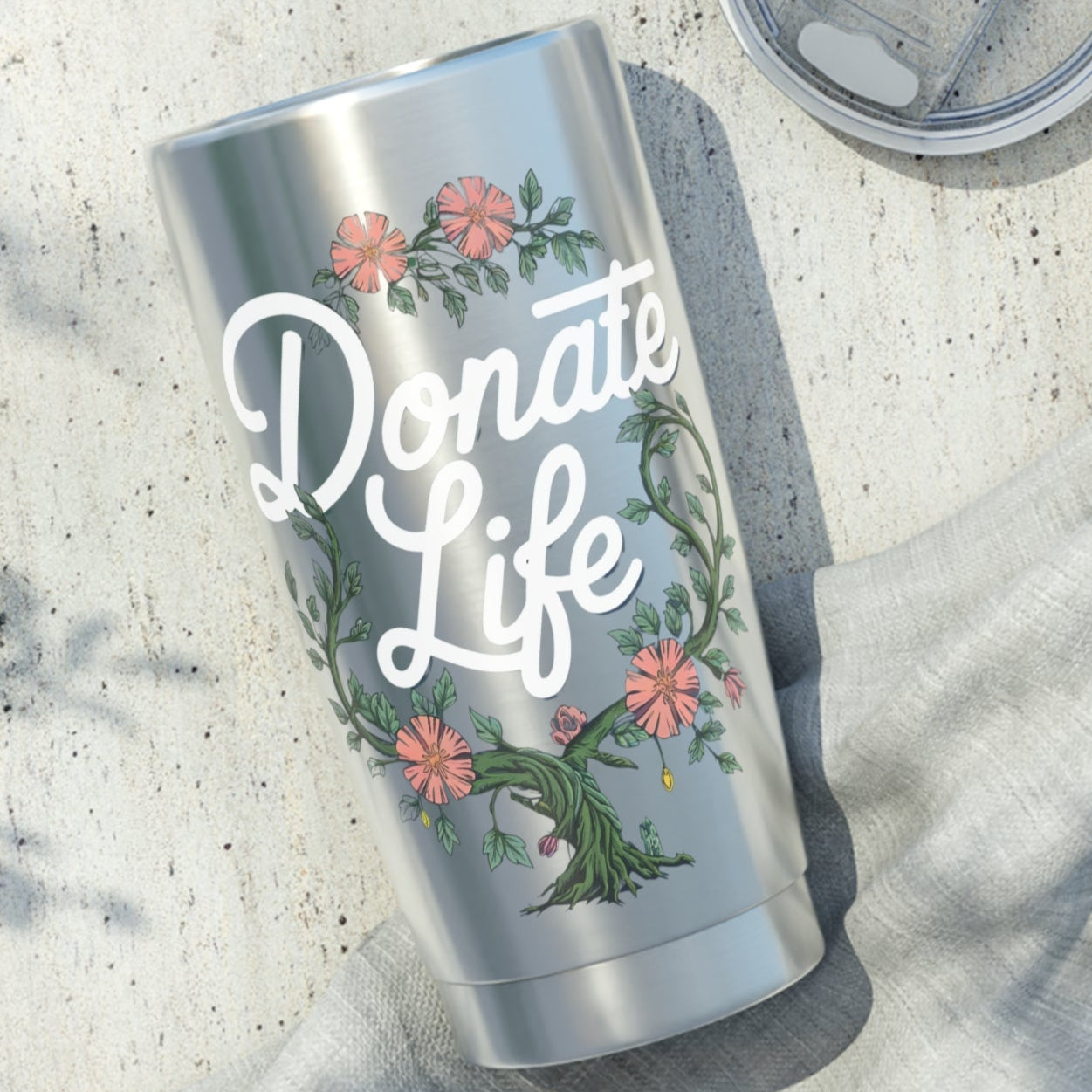 Donate Life Stainless Steel 20oz Tumbler