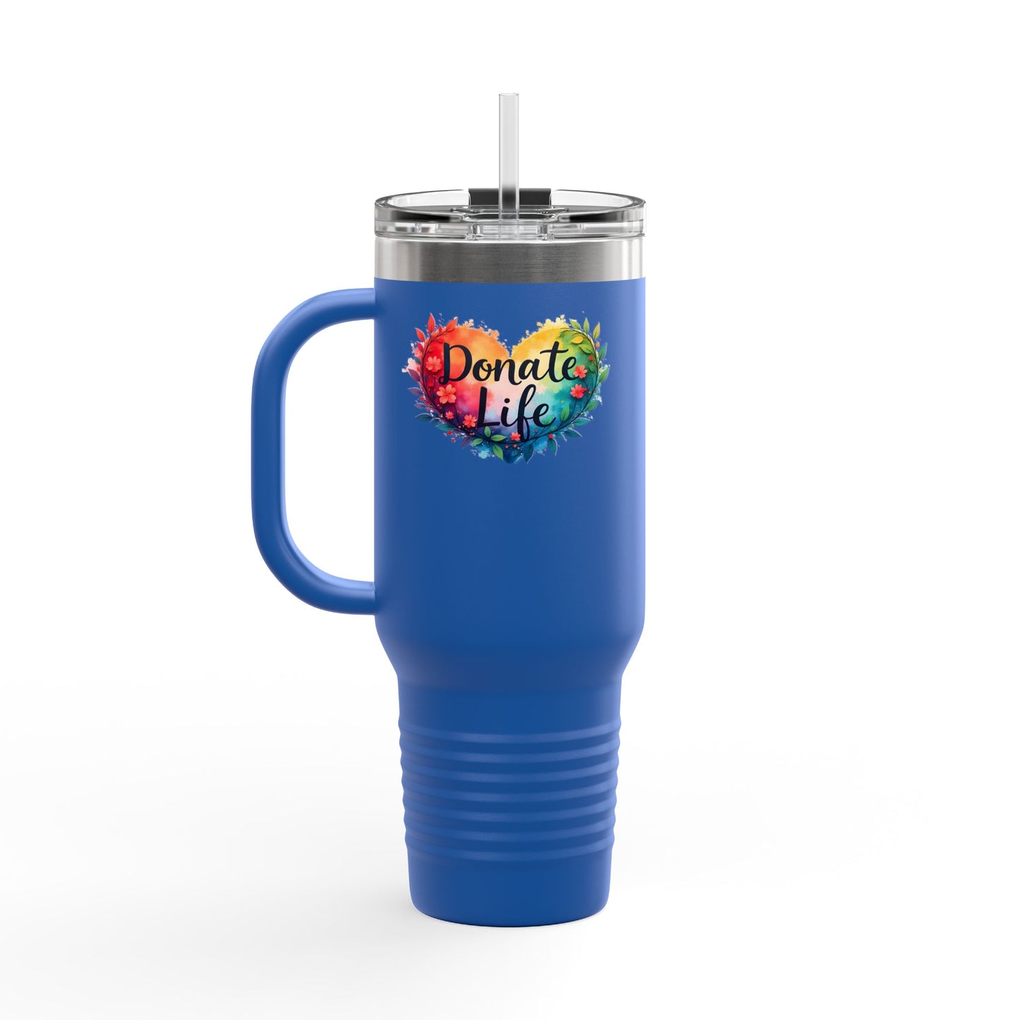 Donate Life, Heart with Branches, Insulated Travel Mug, 40oz