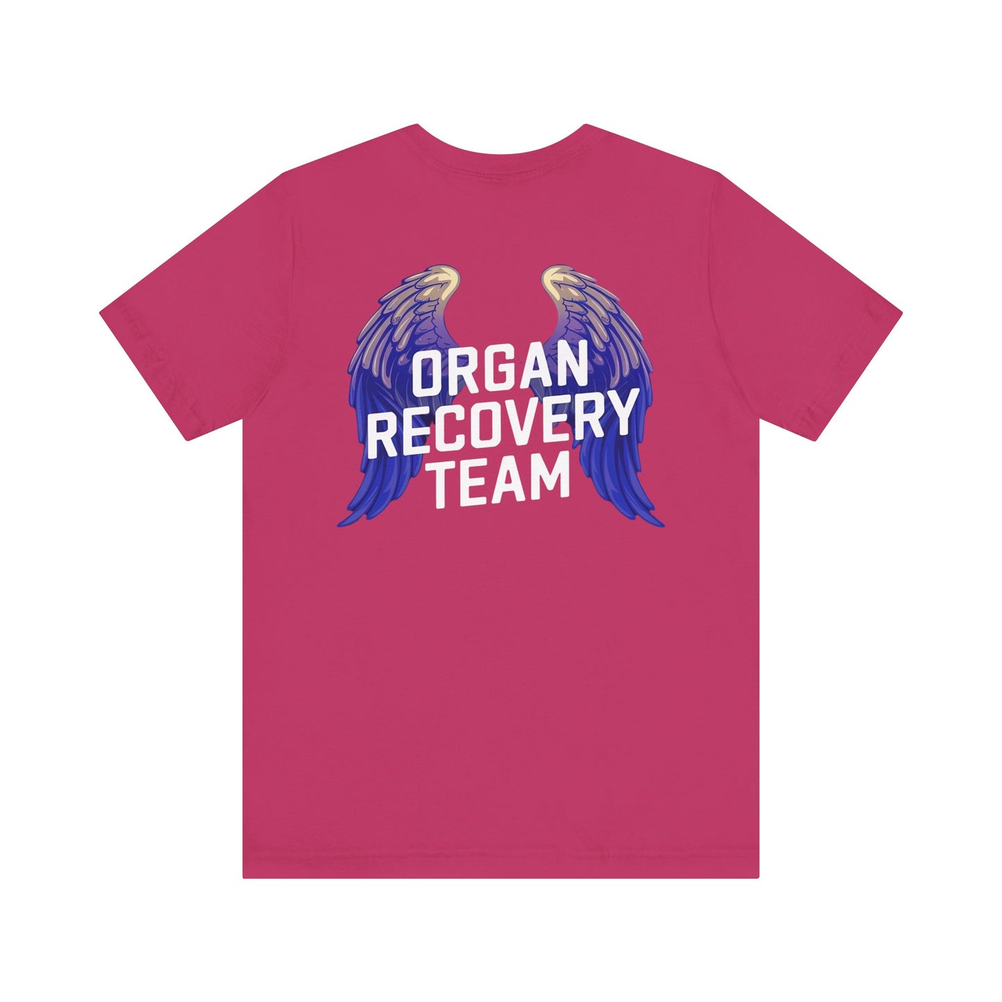 Organ Recovery Team T Shirt, Angel Wings
