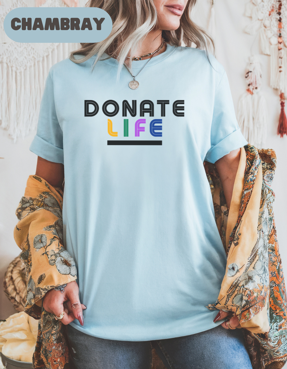Retro Donate Life Shirt, Organ Donation Shirt, Transplant Awareness Tee, Living Donor Gift, Kidney Liver Lung Heart Transplant Survivor