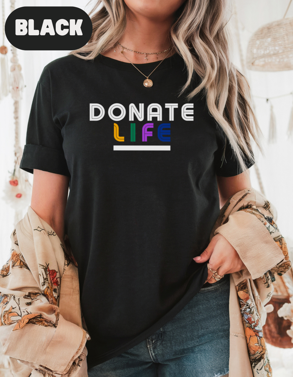 Retro Donate Life Shirt, Organ Donation Shirt, Transplant Awareness Tee, Living Donor Gift, Kidney Liver Lung Heart Transplant Survivor
