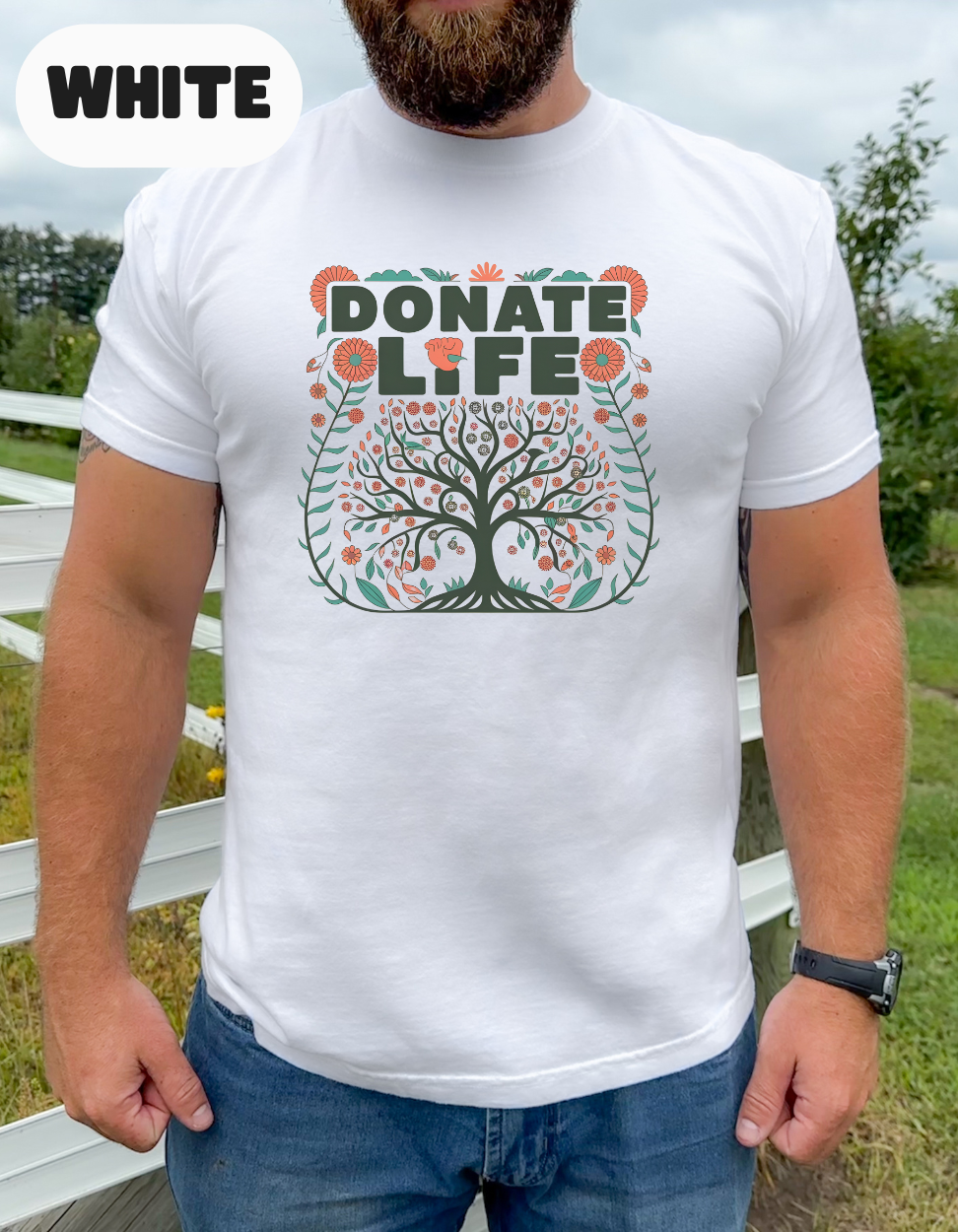 Donate Life Shirt, Organ Donation Awareness Tee, Transplant Survivor Gift, Living Donor Shirt, Kidney Liver Lung Heart Transplant T-Shirt
