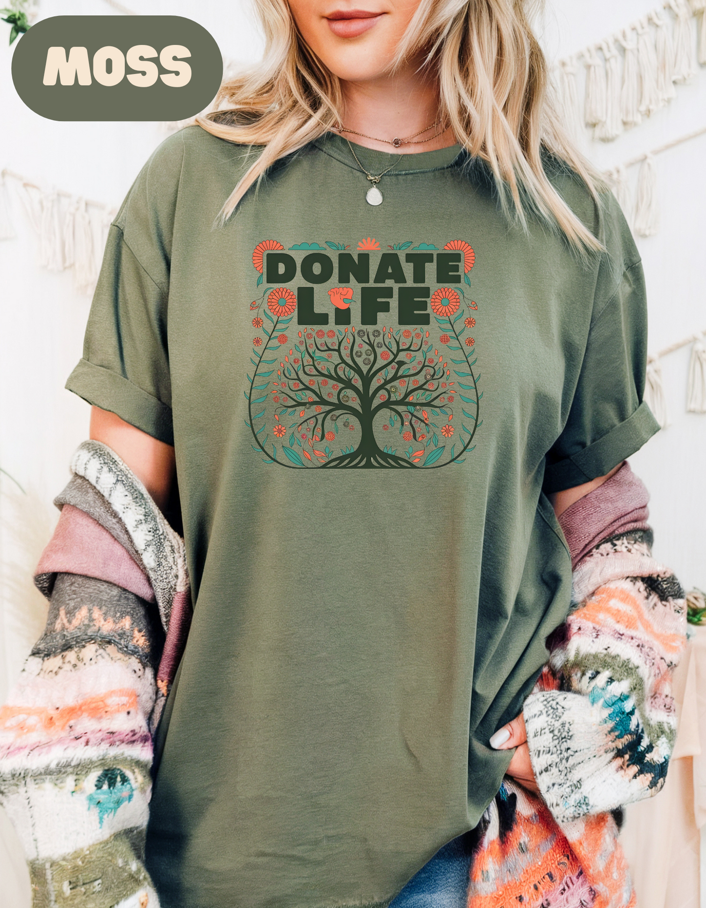 Donate Life Shirt, Organ Donation Awareness Tee, Transplant Survivor Gift, Living Donor Shirt, Kidney Liver Lung Heart Transplant T-Shirt