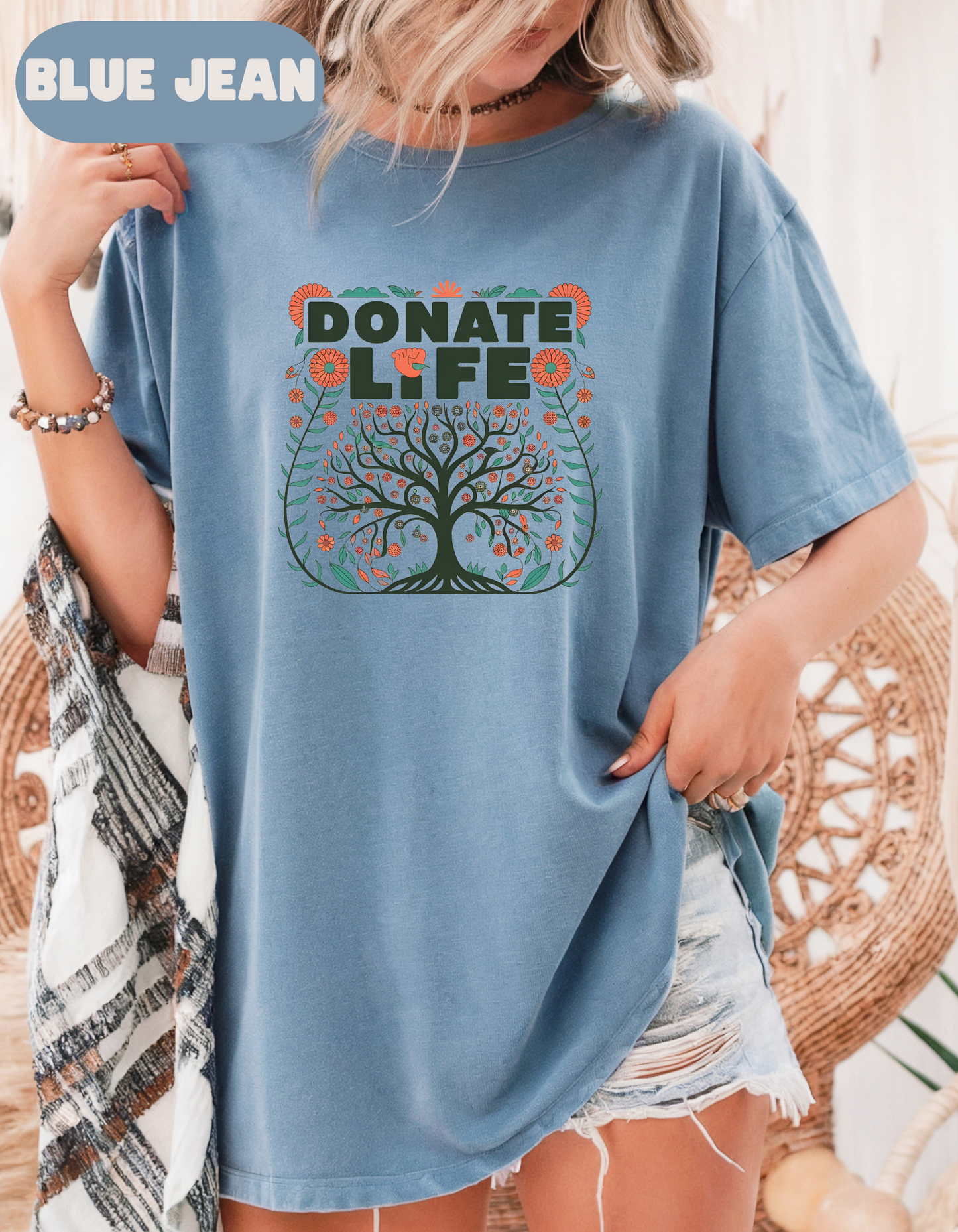 Donate Life Shirt, Organ Donation Awareness Tee, Transplant Survivor Gift, Living Donor Shirt, Kidney Liver Lung Heart Transplant T-Shirt