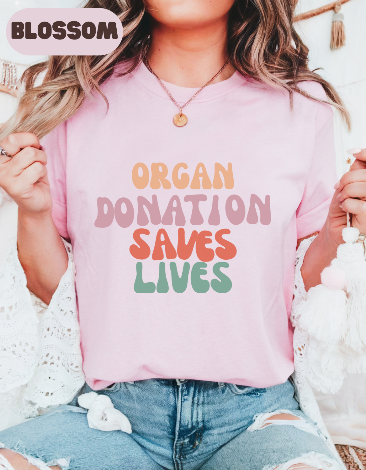 Organ Donation Saves Lives Shirt, Donate Life Tee, Organ Transplant Awareness Shirt, Gift for Nurse, Kidney Liver Lung Heart Donor Shirt