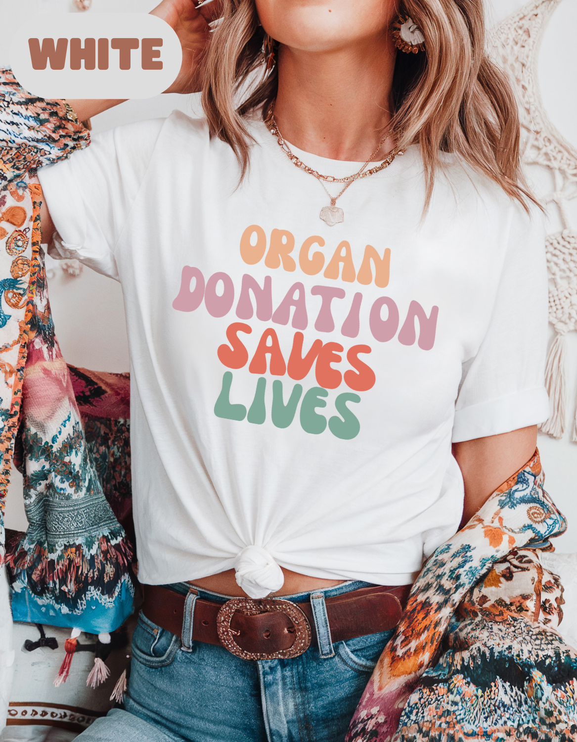 Organ Donation Saves Lives Shirt, Donate Life Tee, Organ Transplant Awareness Shirt, Gift for Nurse, Kidney Liver Lung Heart Donor Shirt