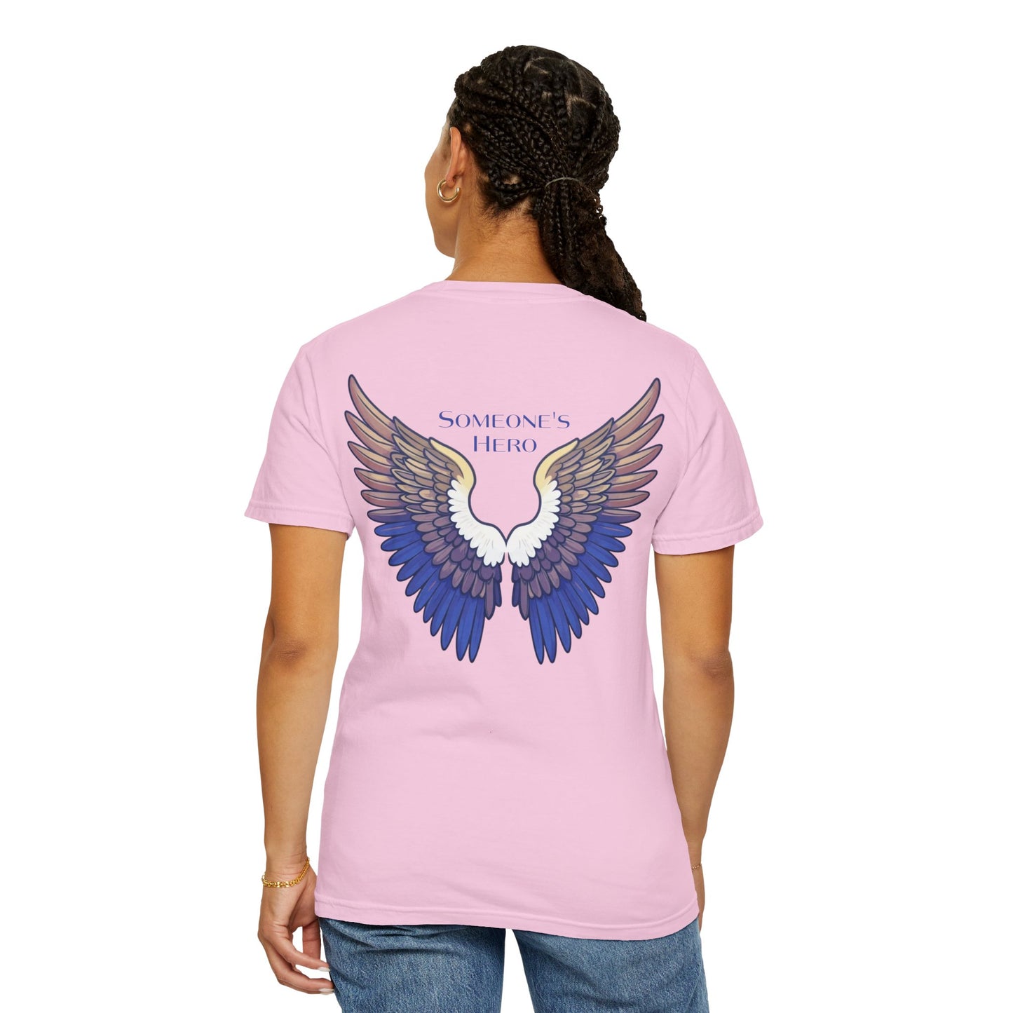 Someone’s Hero Organ Donation T-Shirt, Angel Wings Design