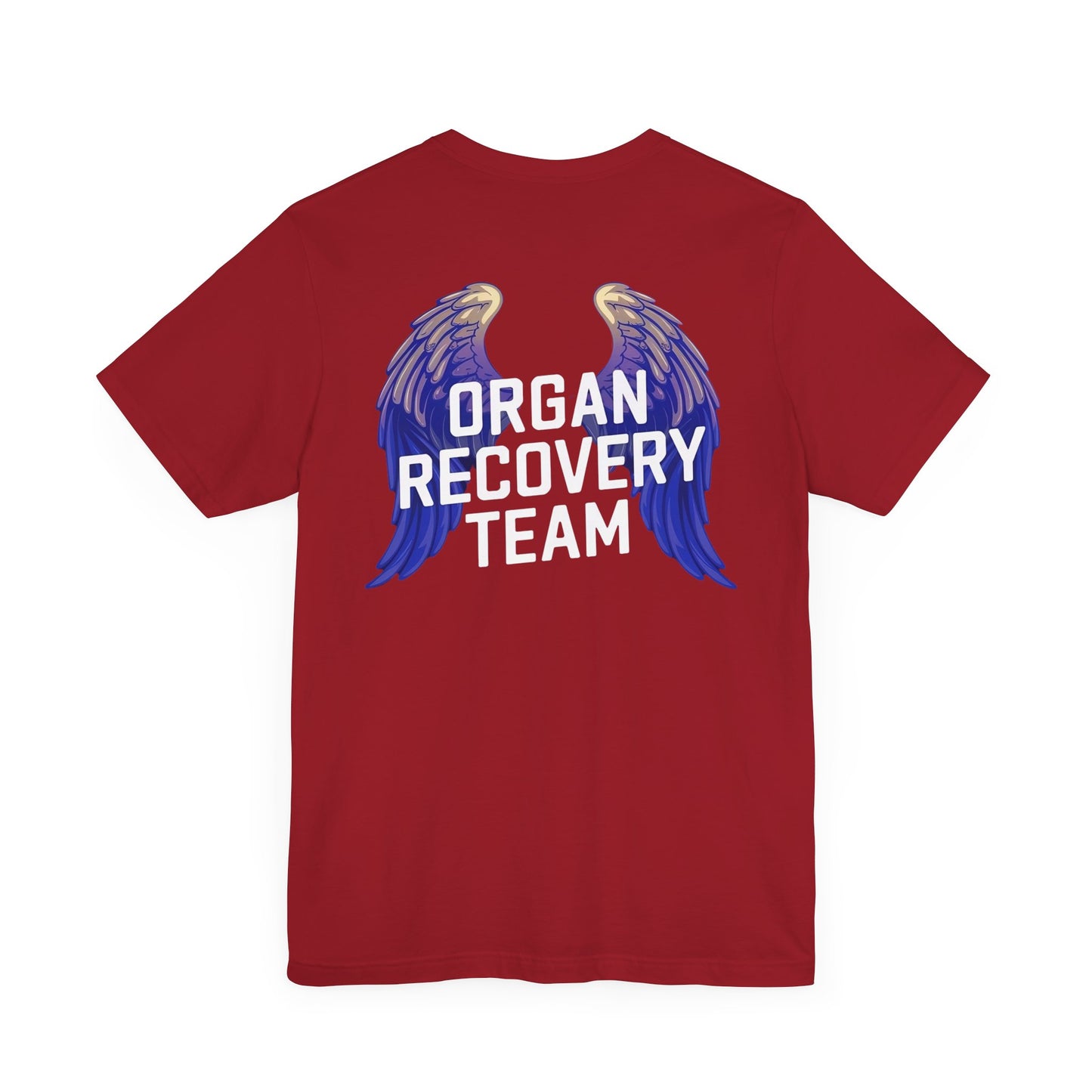 Organ Recovery Team T Shirt, Angel Wings