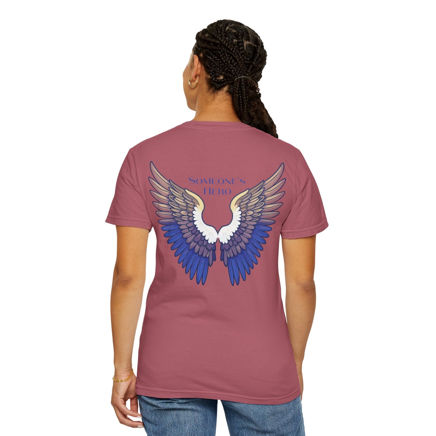 Someone’s Hero Organ Donation T-Shirt, Angel Wings Design