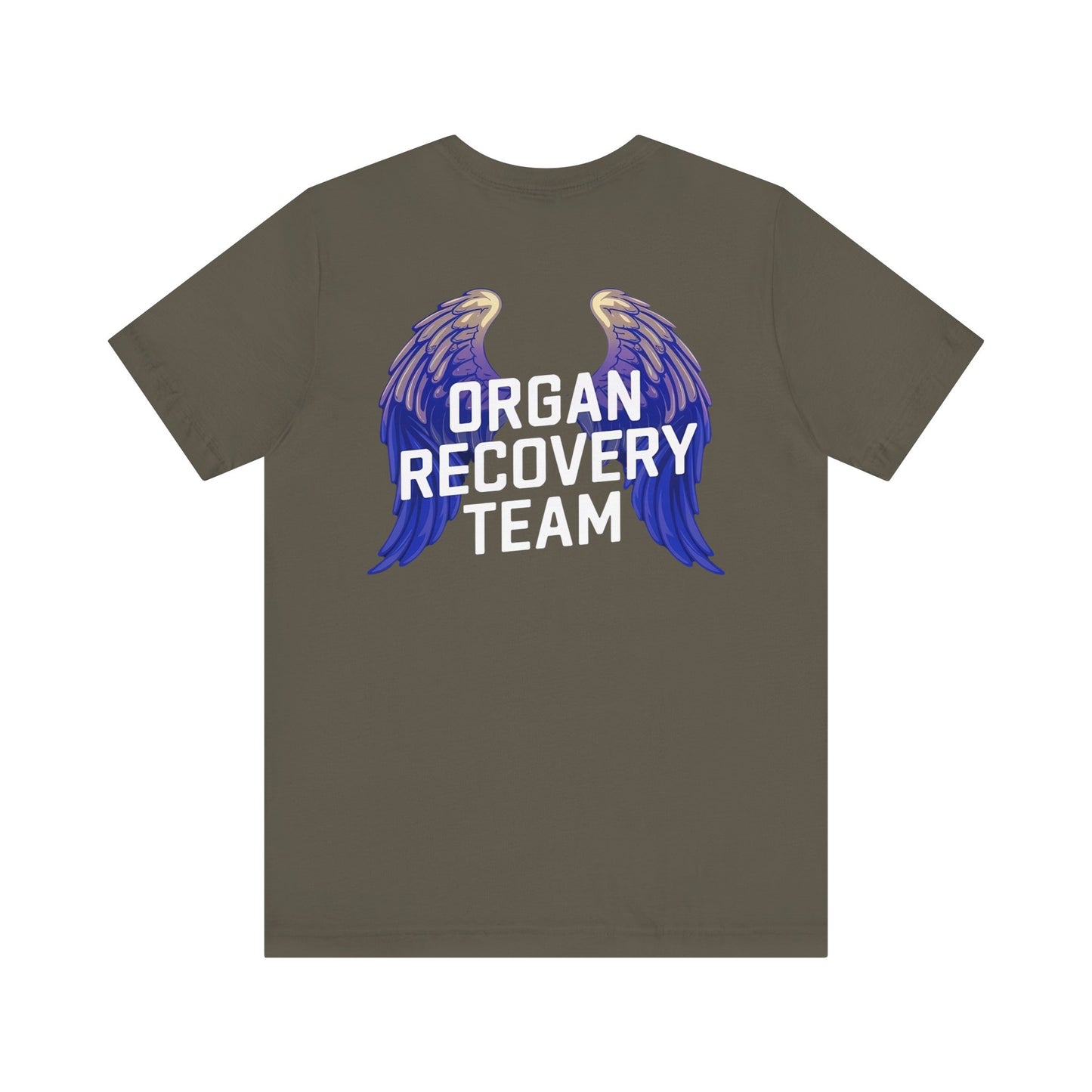 Organ Recovery Team T Shirt, Angel Wings