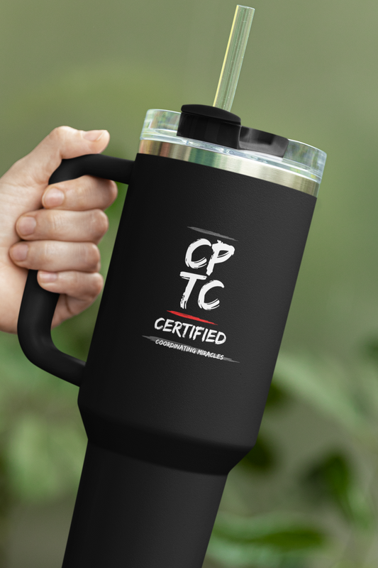 CPTC Certified, Coordinating Miracles, Polar Camel Insulated Travel Mug, 40oz