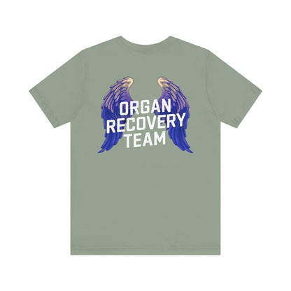 Organ Recovery Team T Shirt, Angel Wings