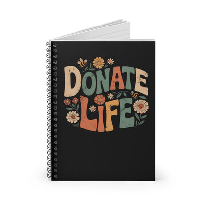 Donate Life Organ Donation Notebook