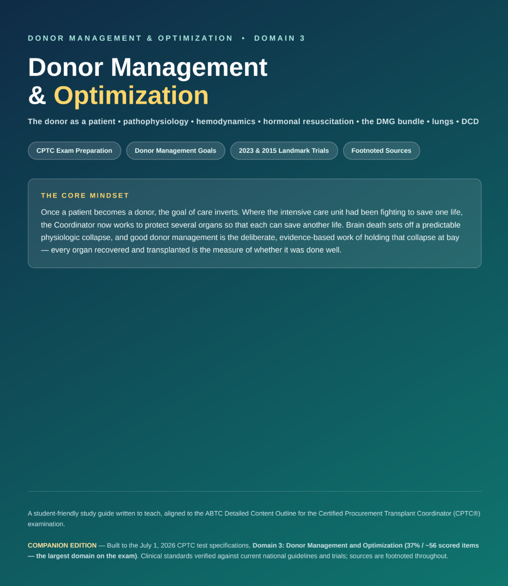 Donor Management: Testing & Suitability - CPTC Study Guide (2026 Edition)
