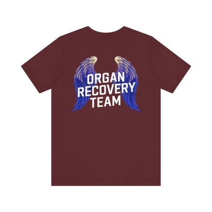 Organ Recovery Team T Shirt, Angel Wings