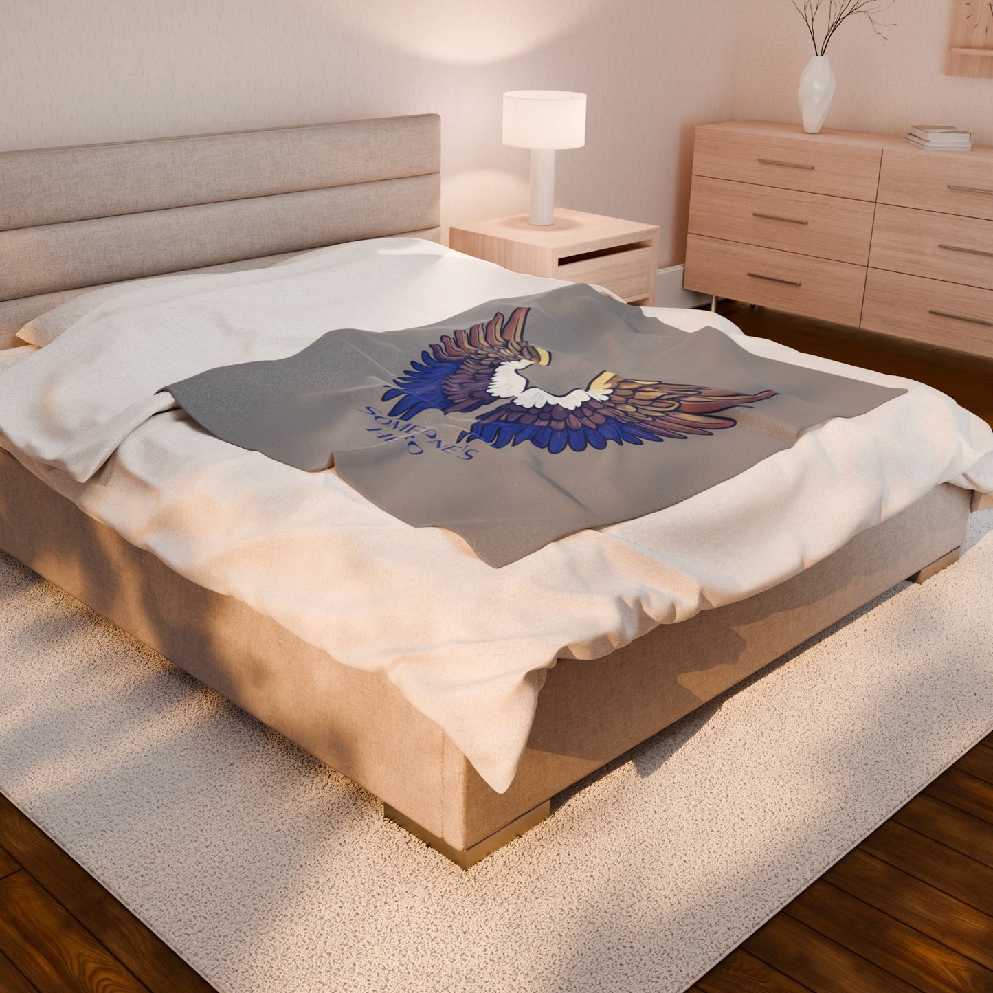 “Someone’s Hero” Angel Wings Organ Donor Memorial Comfort Blanket, Organ Donation Memorial Blanket, Veleveteen Plush