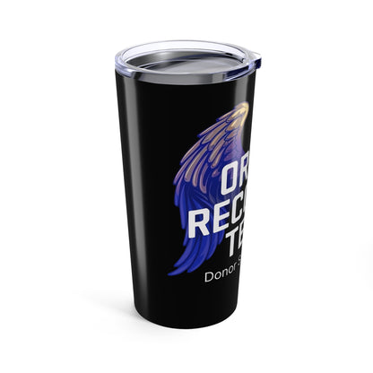 Organ Recovery Team Support with Angel Wings, 20oz Insulated Stainless Steel Tumbler, Travel Mug