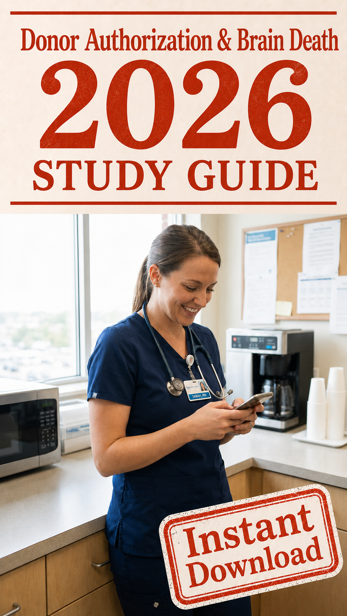Donor Identification & Referral - Study Guide- (2026 Edition)