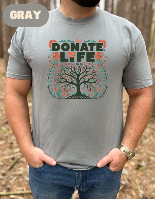 Donate Life Shirt, Organ Donation Awareness Tee, Transplant Survivor Gift, Living Donor Shirt, Kidney Liver Lung Heart Transplant T-Shirt