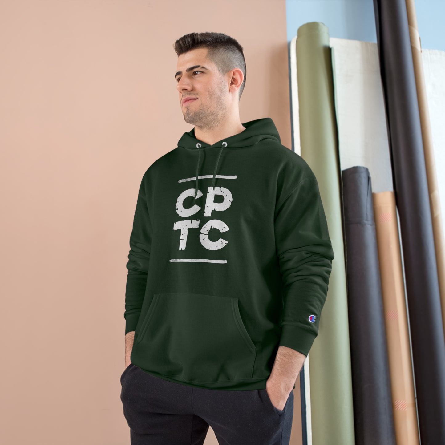 Distressed CPTC Sweatshirt, Champion Hoodie