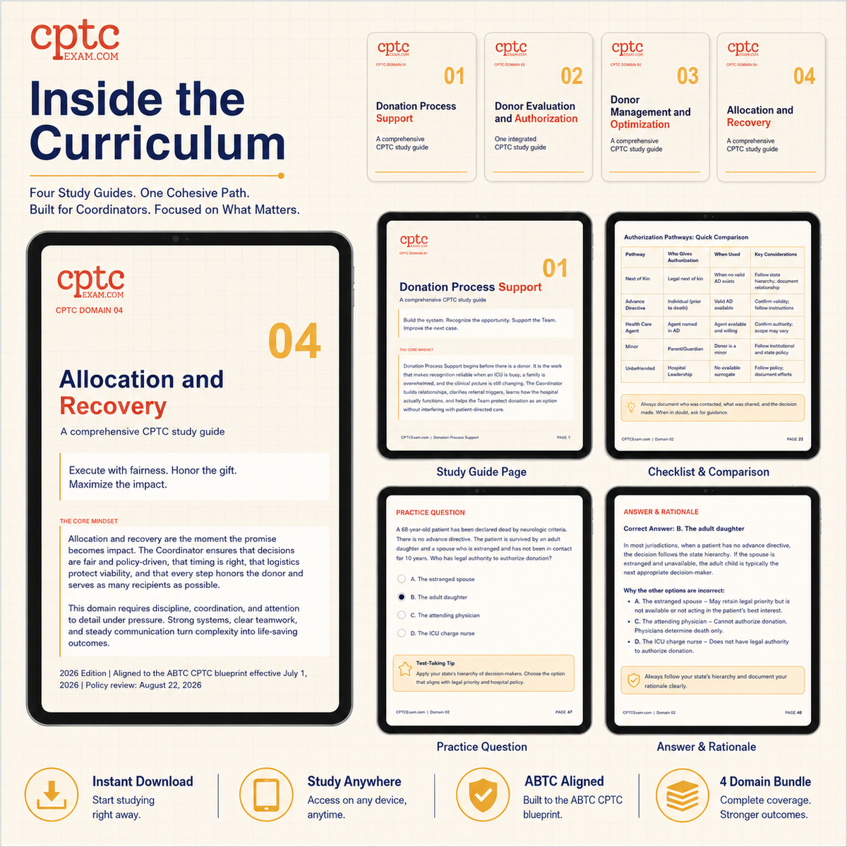 OPO New Coordinator to CPTC-Ready Curriculum