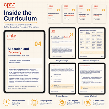 OPO New Coordinator to CPTC-Ready Curriculum