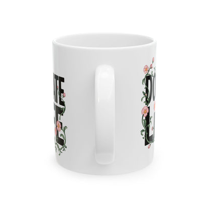 Floral Donate Life Mug, Organ Donation Gift