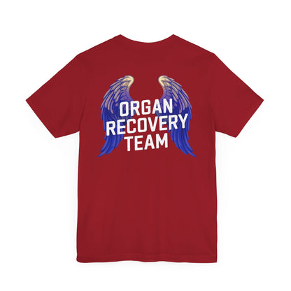 Organ Recovery Team T Shirt, Angel Wings
