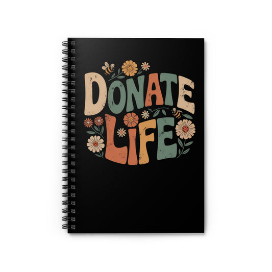 Donate Life Organ Donation Notebook