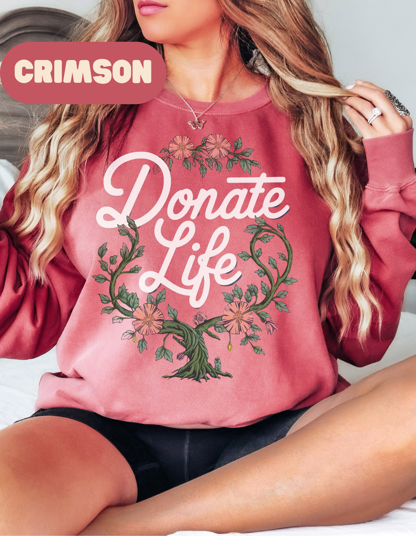 Donate Life Comfort Colors Sweatshirt