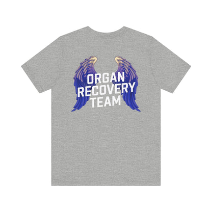 Organ Recovery Team T Shirt, Angel Wings