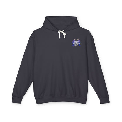 Organ Recovery Team Comfort Colors Hoodie Sweatshirt, Angel Wings