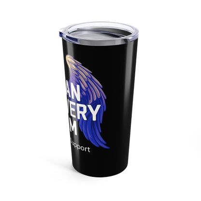 Organ Recovery Team Support with Angel Wings, 20oz Insulated Stainless Steel Tumbler, Travel Mug