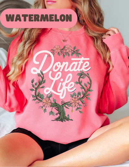 Donate Life Comfort Colors Sweatshirt