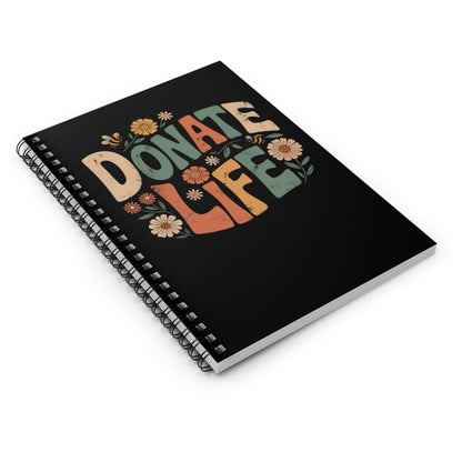 Donate Life Organ Donation Notebook