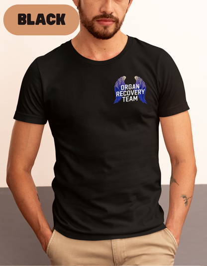 Organ Recovery Team T Shirt, Angel Wings