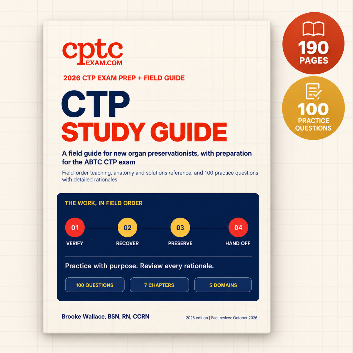 CTP Exam Study Guide spiral-bound print edition
