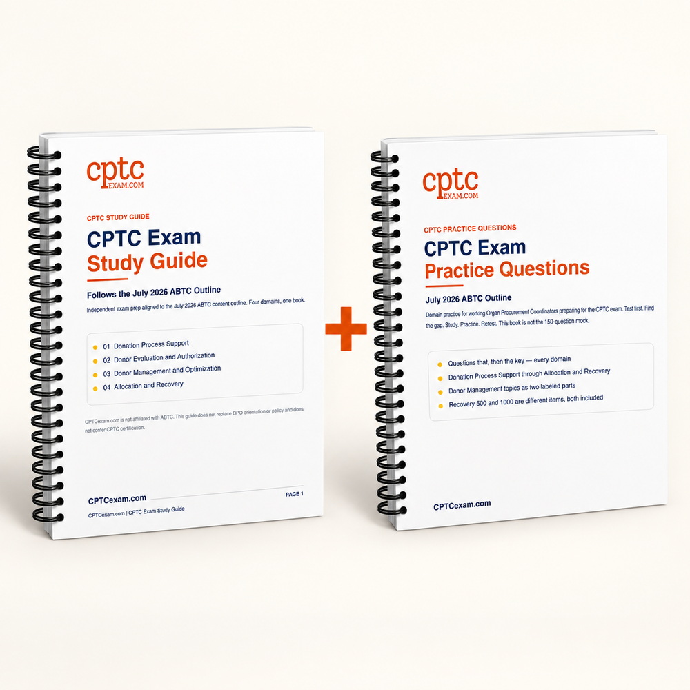 CPTC Exam Prep Bundle — 2026 Spiral Study Guide + 400 Practice Questions