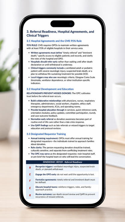 Donation Process Support - CPTC Study Guide- (2026 Edition)