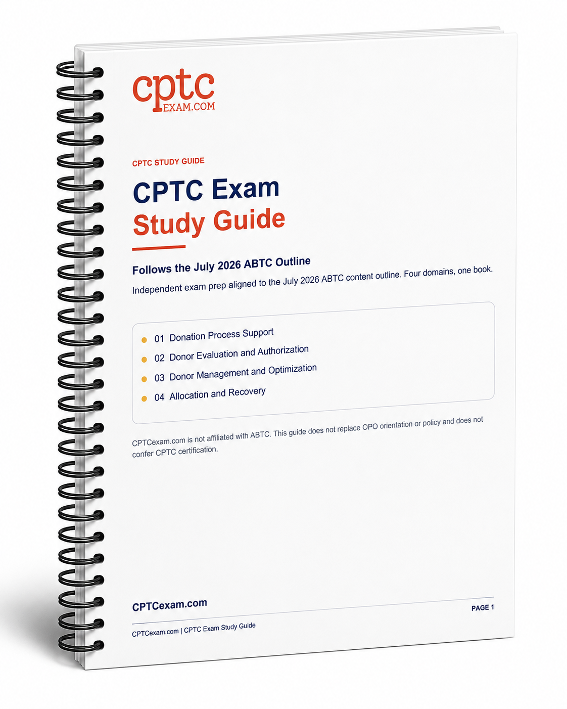 The Complete CPTC Exam Study Guide — 2026 Spiral Bound Edition
