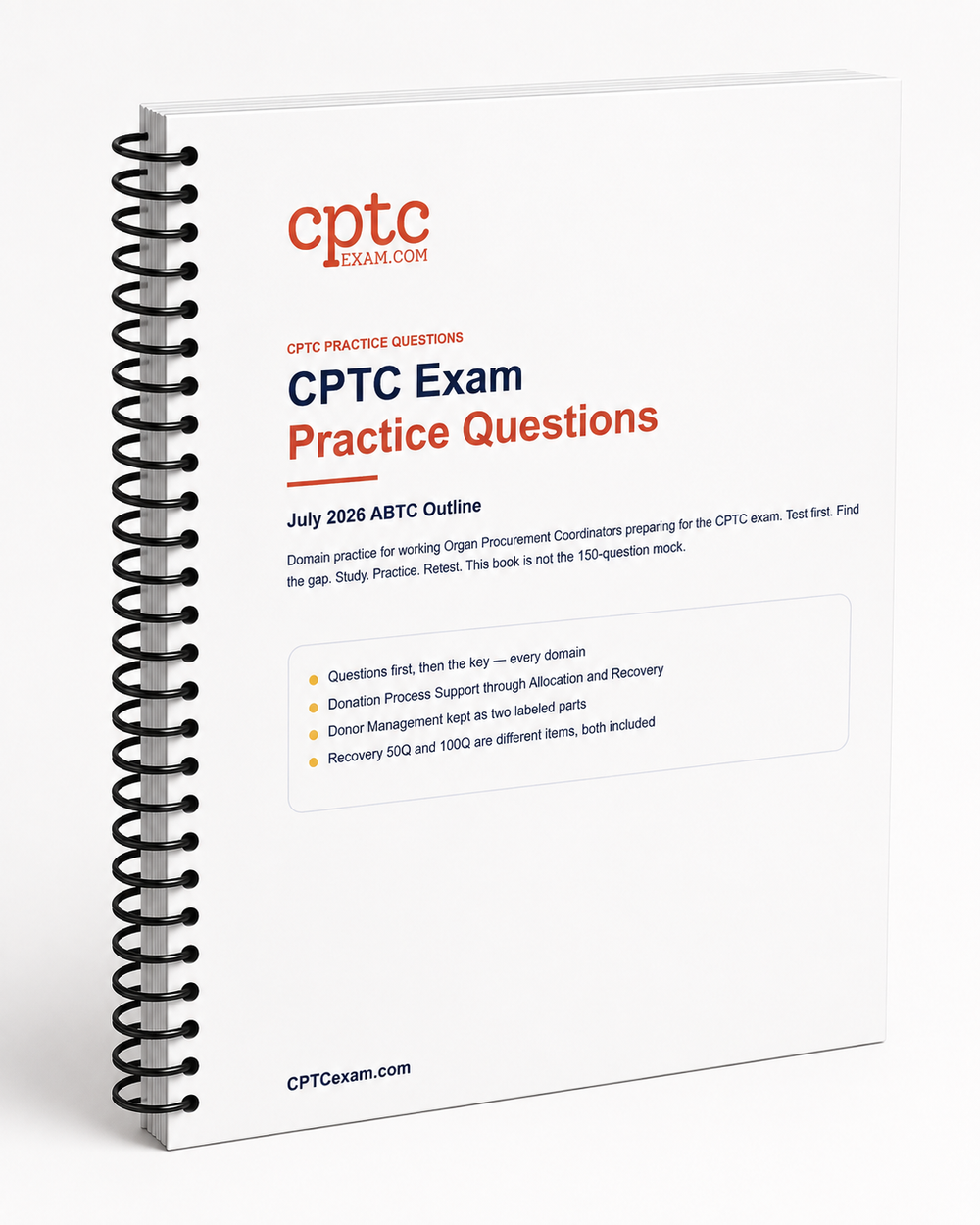 CPTC Exam Practice Questions: 400 Questions, Spiral-Bound 2026