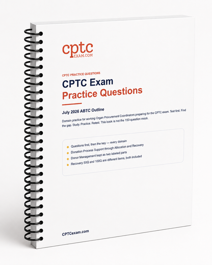 CPTC Exam Practice Questions, 400 questions, spiral-bound July 2026 edition