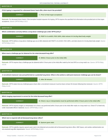 Donor Management and Optimization (Part 1) - Testing and Suitability - 50 CPTC Practice Questions (July 2026 Edition)