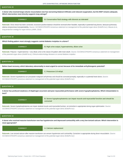Donor Management and Optimization (Part 2) -Optimizing Organ Function - 50 CPTC Practice Questions (July 2026 Edition)